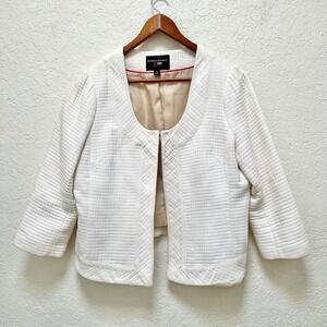 Banana‎ Republic Mad Men Collection Women's Quilted Crop Jacket 14